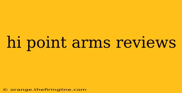 hi point arms reviews