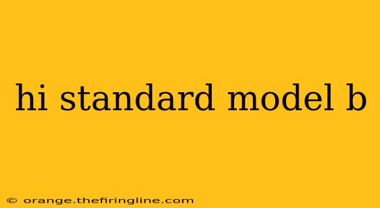 hi standard model b