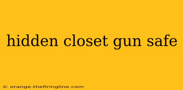 hidden closet gun safe