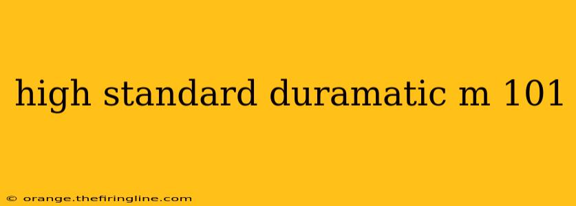 high standard duramatic m 101