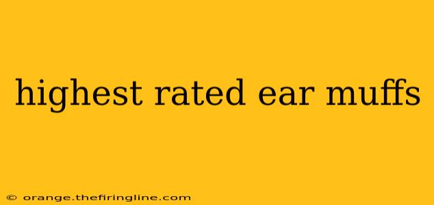 highest rated ear muffs