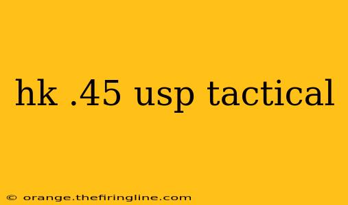 hk .45 usp tactical