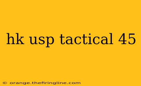 hk usp tactical 45