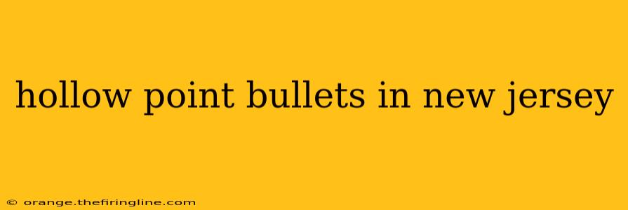 hollow point bullets in new jersey