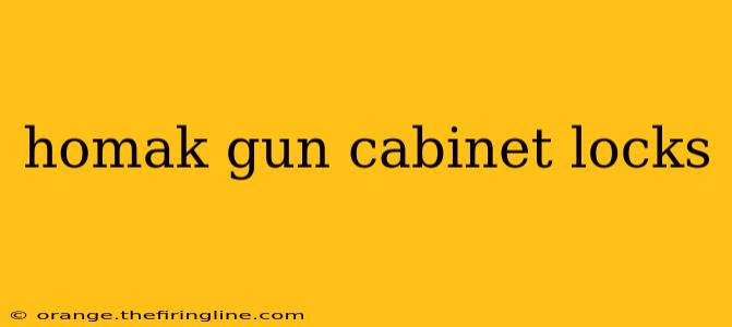 homak gun cabinet locks