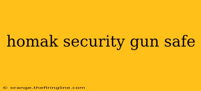 homak security gun safe