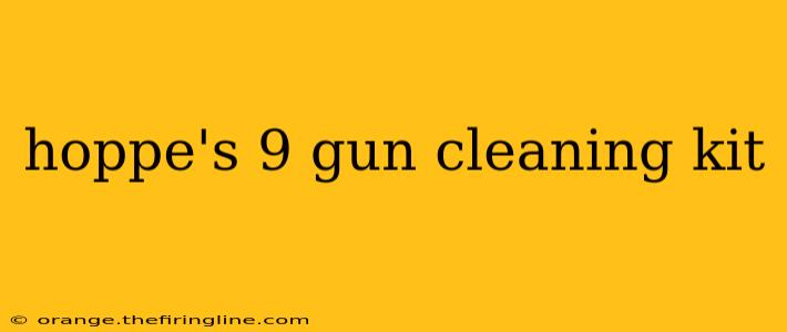 hoppe's 9 gun cleaning kit