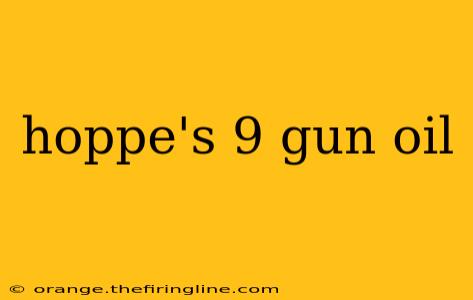 hoppe's 9 gun oil