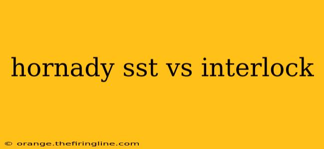 hornady sst vs interlock