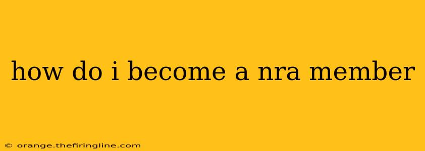 how do i become a nra member