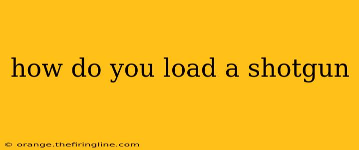 how do you load a shotgun