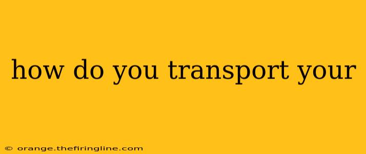 how do you transport your