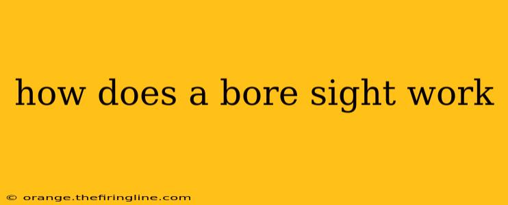 how does a bore sight work