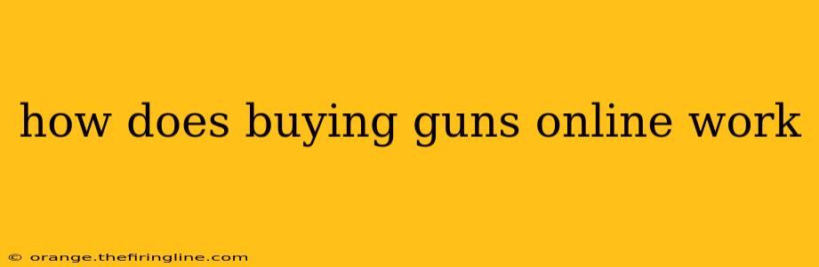 how does buying guns online work