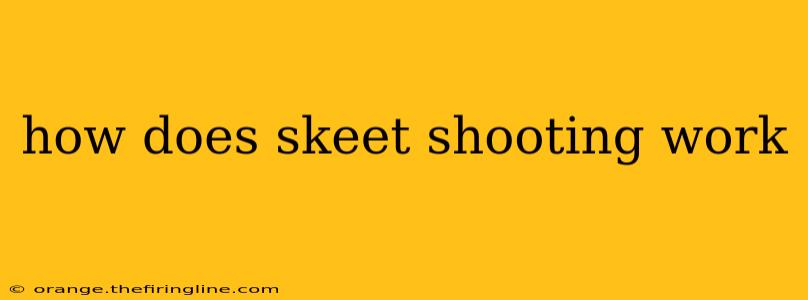 how does skeet shooting work