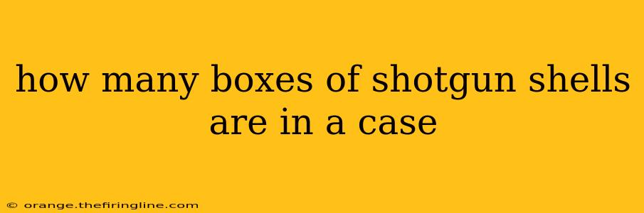 how many boxes of shotgun shells are in a case