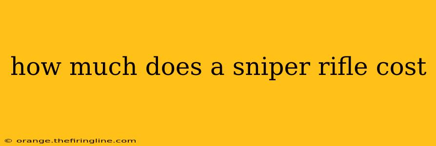 how much does a sniper rifle cost