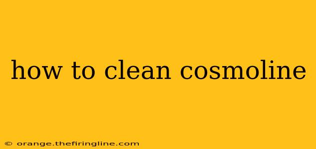 how to clean cosmoline