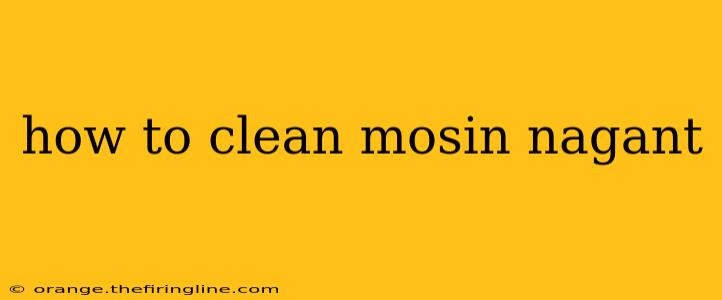 how to clean mosin nagant