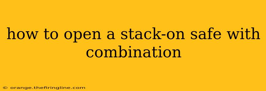 how to open a stack-on safe with combination