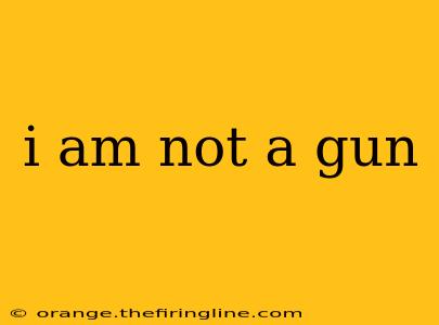 i am not a gun