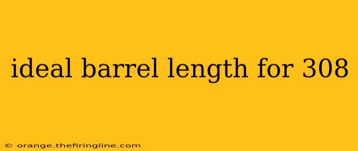 ideal barrel length for 308