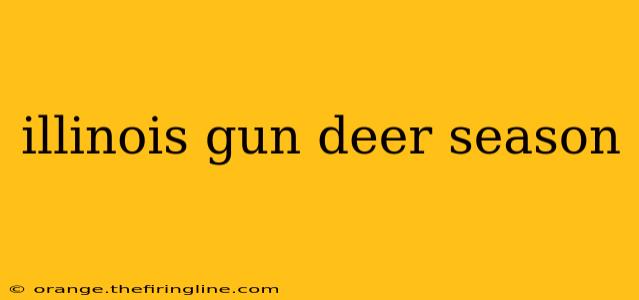 illinois gun deer season