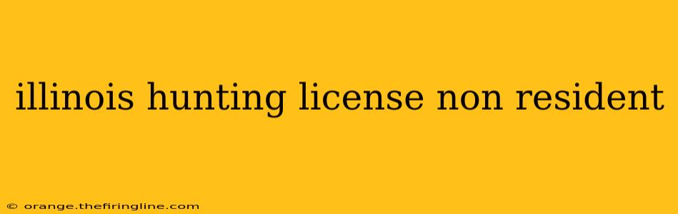 illinois hunting license non resident