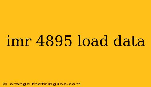 imr 4895 load data