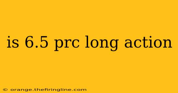 is 6.5 prc long action