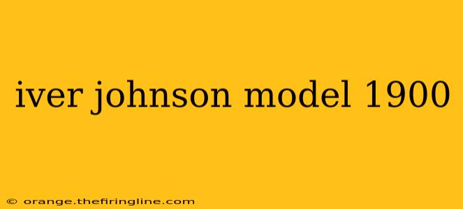 iver johnson model 1900