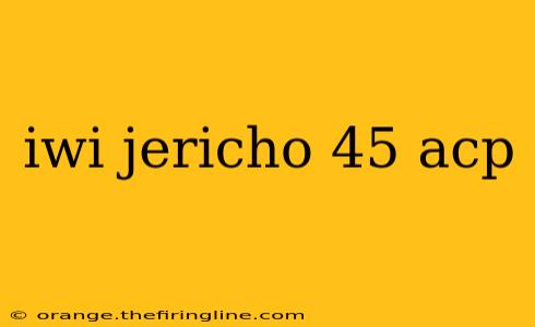 iwi jericho 45 acp