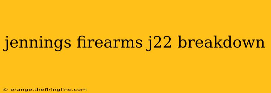 jennings firearms j22 breakdown