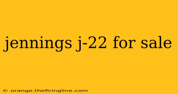 jennings j-22 for sale