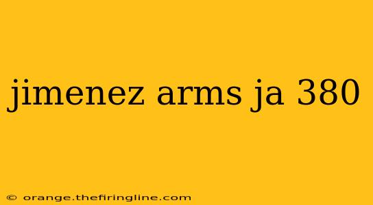 jimenez arms ja 380