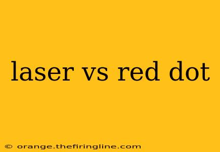 laser vs red dot