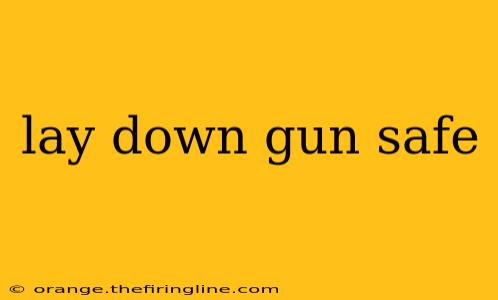 lay down gun safe