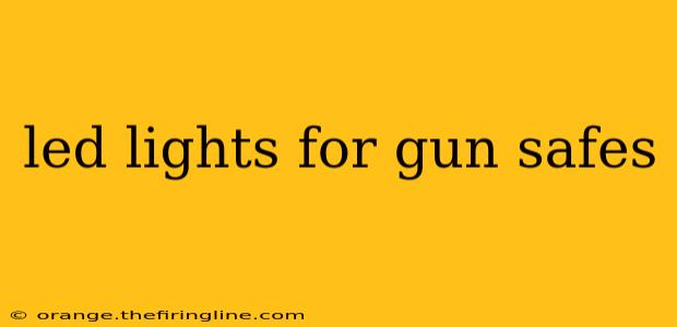 led lights for gun safes