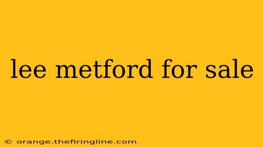 lee metford for sale