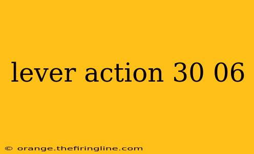 lever action 30 06