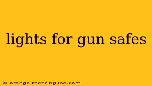 lights for gun safes