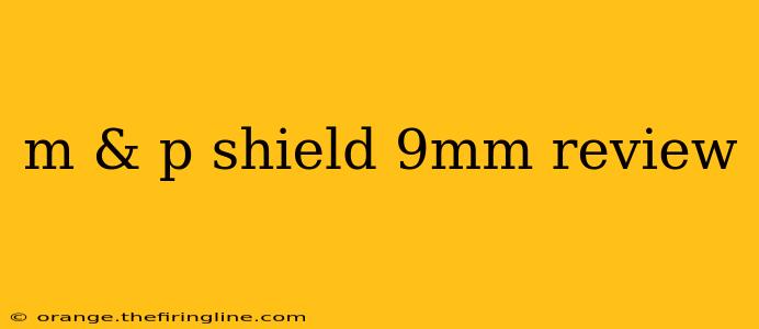 m & p shield 9mm review