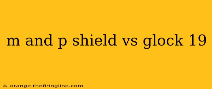 m and p shield vs glock 19