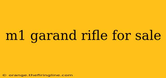 m1 garand rifle for sale