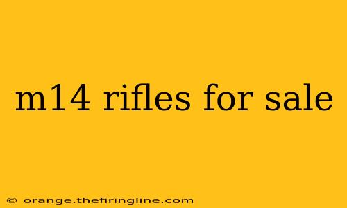 m14 rifles for sale