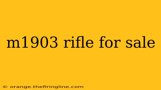 m1903 rifle for sale