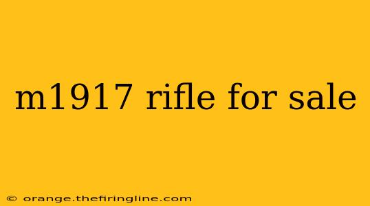 m1917 rifle for sale