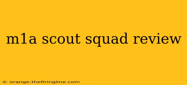 m1a scout squad review