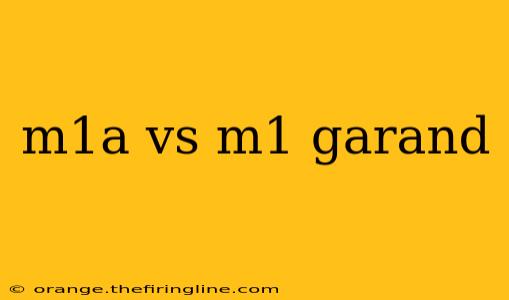 m1a vs m1 garand