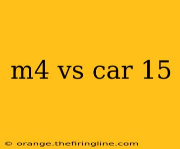 m4 vs car 15